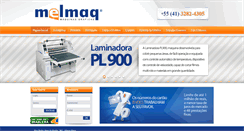 Desktop Screenshot of melmaq.com.br